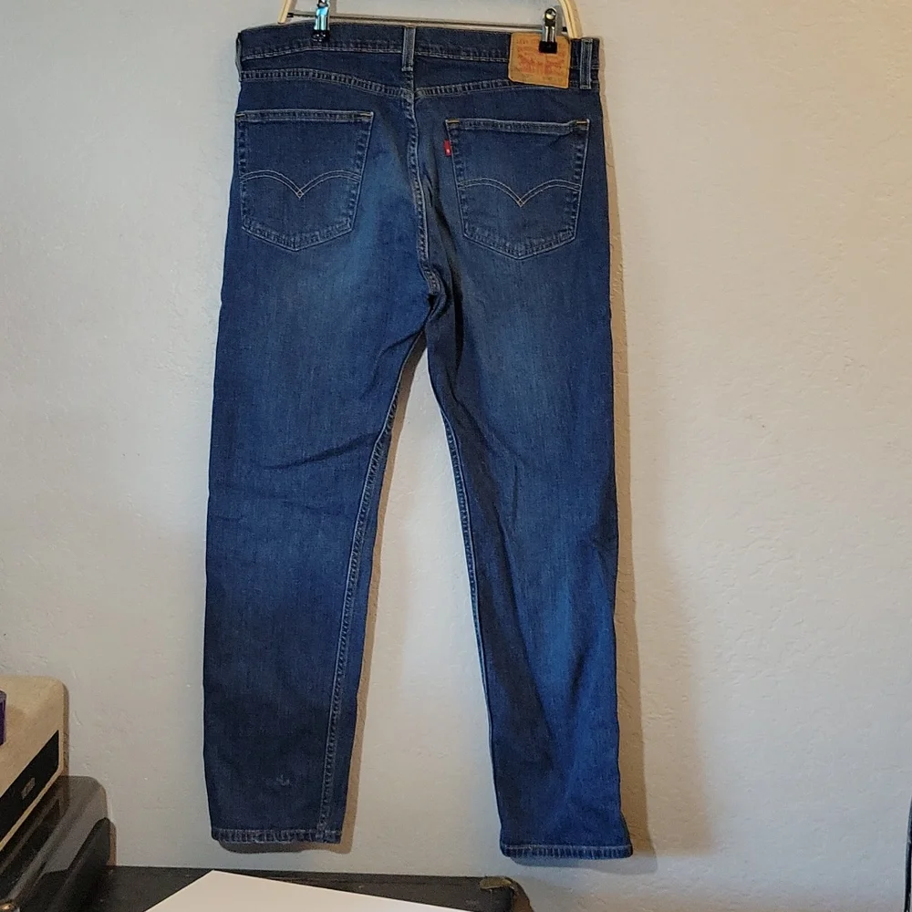 LEVI'S 505 Worn Broken In Stained Jeans 36